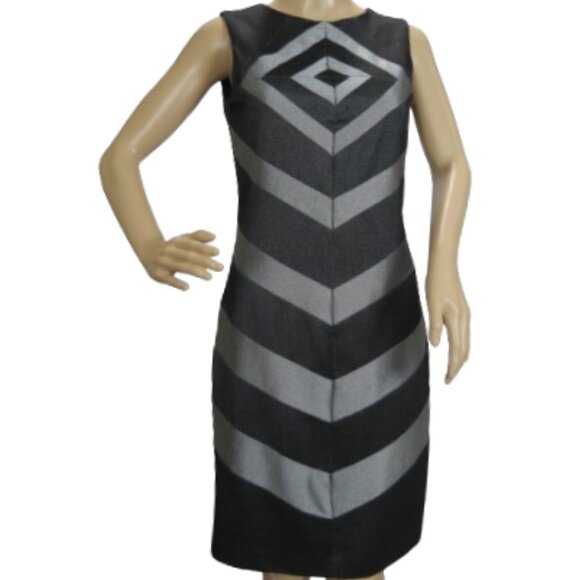 Suzi Chin Chevron Dress - Picture 1 of 5